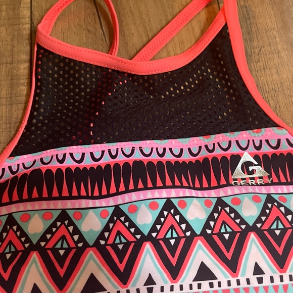 Girls tankini swim top with shorts - Picture 2 of 6